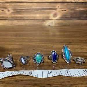 Old Vintage Art Deco Rings